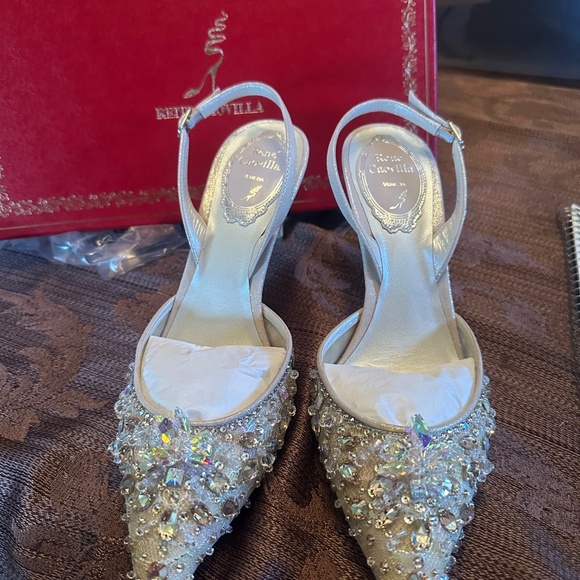 Chandelier 70mm leather pumps - Picture 3 of 3